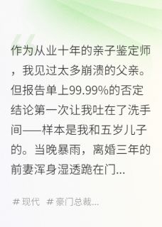 亲子鉴定师的前妻