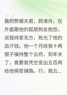 夫君月给十两银，年底却要我捐官