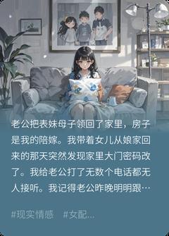 老公把表妹领回家，弹幕磕疯了