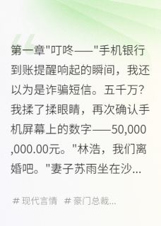 总裁隐婚，被分手费激怒