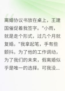 以为是假离婚，原来我是真傻子