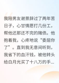 我给男友还赌债，结果他是富二代