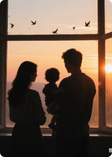 温柔的夕阳微光