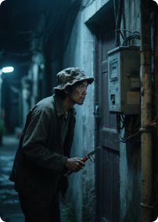 偷电？我送恶邻豪华监狱大礼包