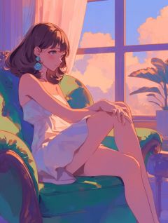 让她像烟火降落