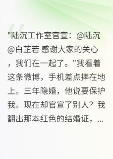 秘密结婚三年后，老公官宣了别人