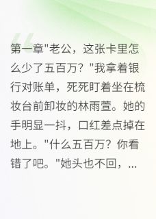 妻子转五百万给初恋我秒离婚