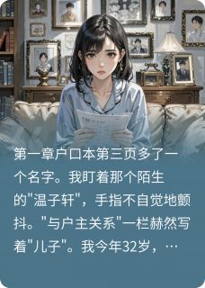 户口簿凭空多个儿子，无痛喜当妈
