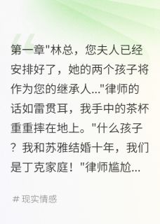 丁克老婆偷生双胞胎要我千亿资产