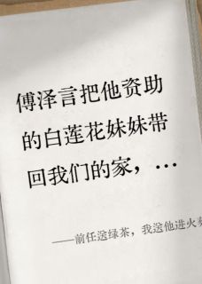 前任送绿茶，我送他进火葬场