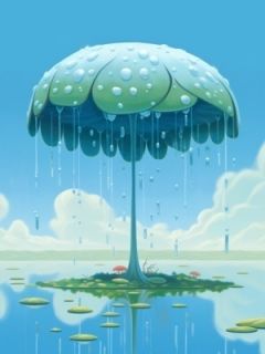 我的心被雨水打湿