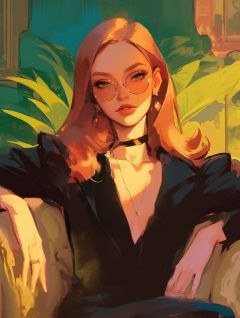 山与海遥遥望去