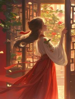 池上春归，棠枝栖倦客