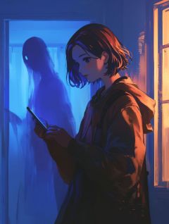 港城明月如故，再无雾色相逢