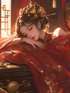 半帘花影月笼纱