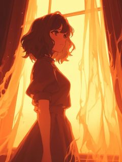 青山烟雨，暮色分离