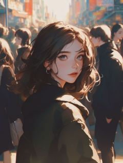 旧人落晚风，我自向山行