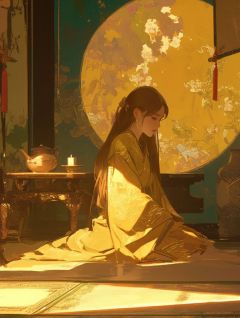 月明千里不负卿