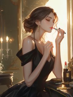 折枝梨花印霜雪